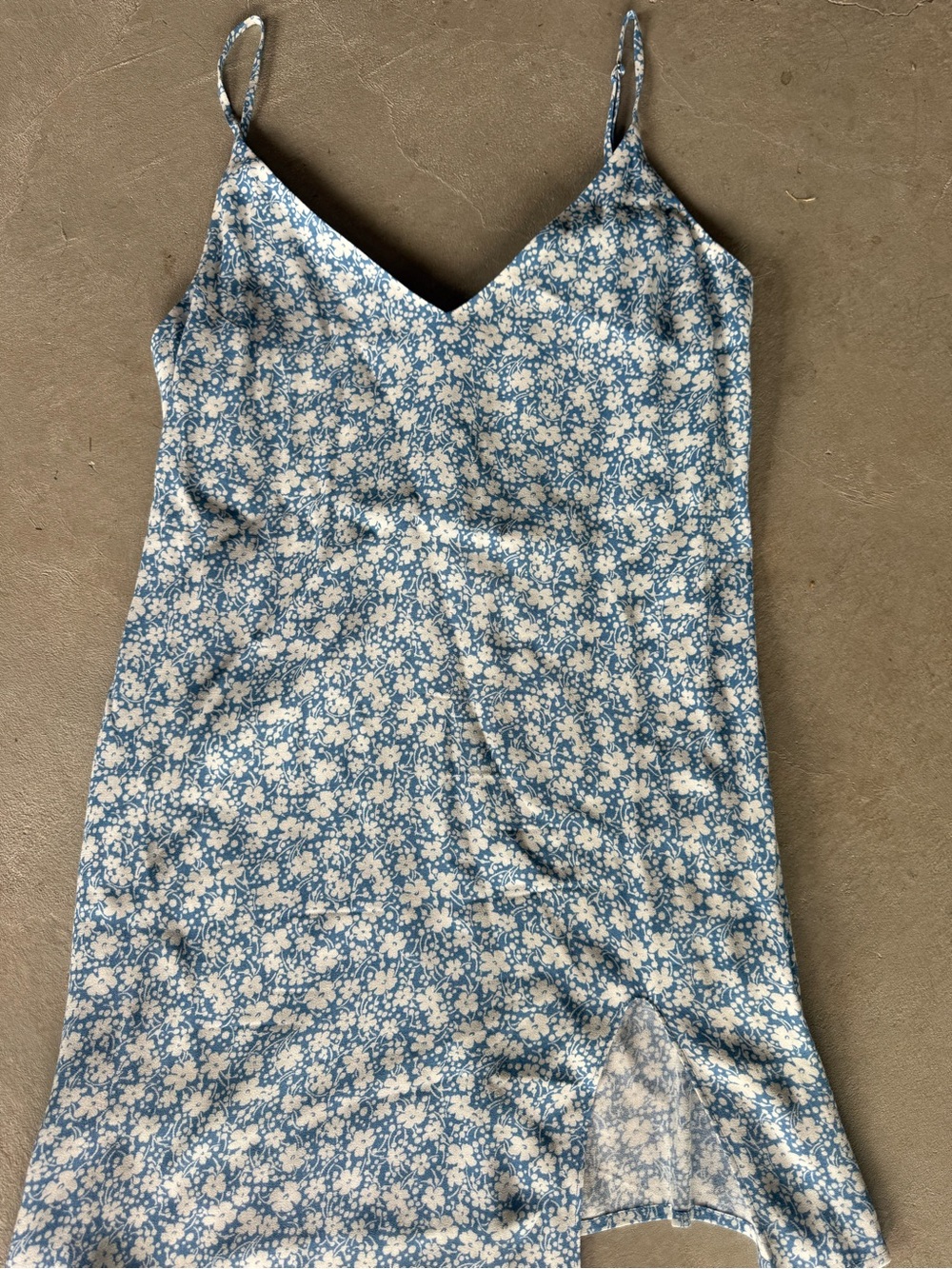 Reformation Marlowe Dress in Blue